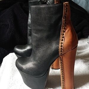 Steve Madden Echo Mid-calf genuine leather boots Size 7.5